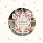 Bloom autumn Vinyl Sticker - Earth tone self-care Decal for laptop, water bottle, journal (Copy)