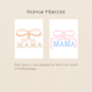 MAMA Bow SVG, Hand Lettered Mom Ribbon Cut File, Cute Coquette Design for Cricut Silhouette, Mother’s Day Card, Gift Tag, Sticker