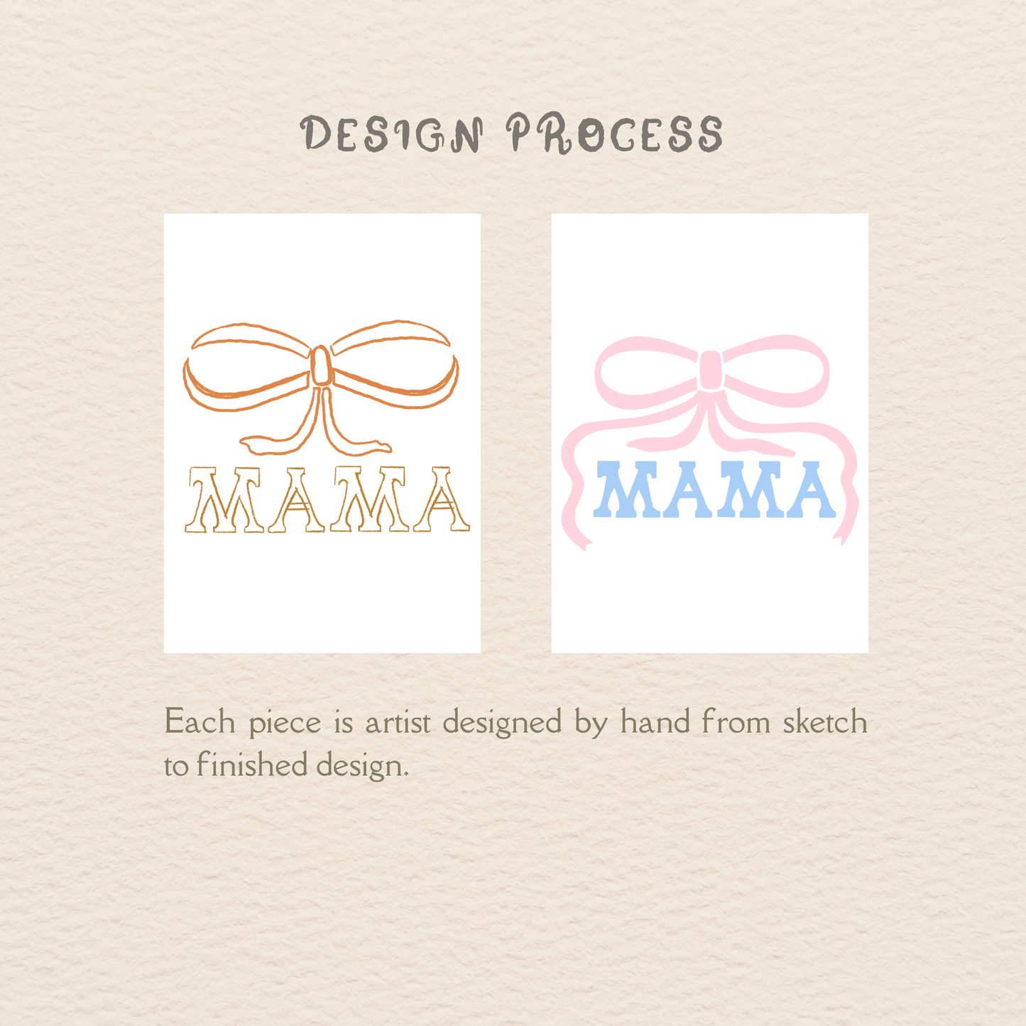 MAMA Bow SVG, Hand Lettered Mom Ribbon Cut File, Cute Coquette Design for Cricut Silhouette, Mother’s Day Card, Gift Tag, Sticker