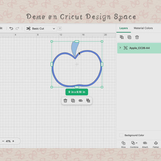 Apple Shape Teacher's Day Svg